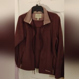 Cabela's women's size large purple fleece jacket